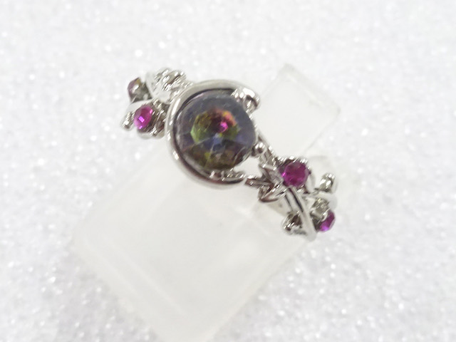 COLORED STONE FASHION RING / JP SIZE 8